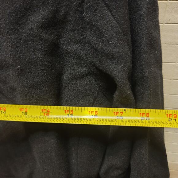 Soul of London Navy Blue Peacoat Medium Mens Pockets LIned Heavy Coat Jacket - Picture 5 of 14